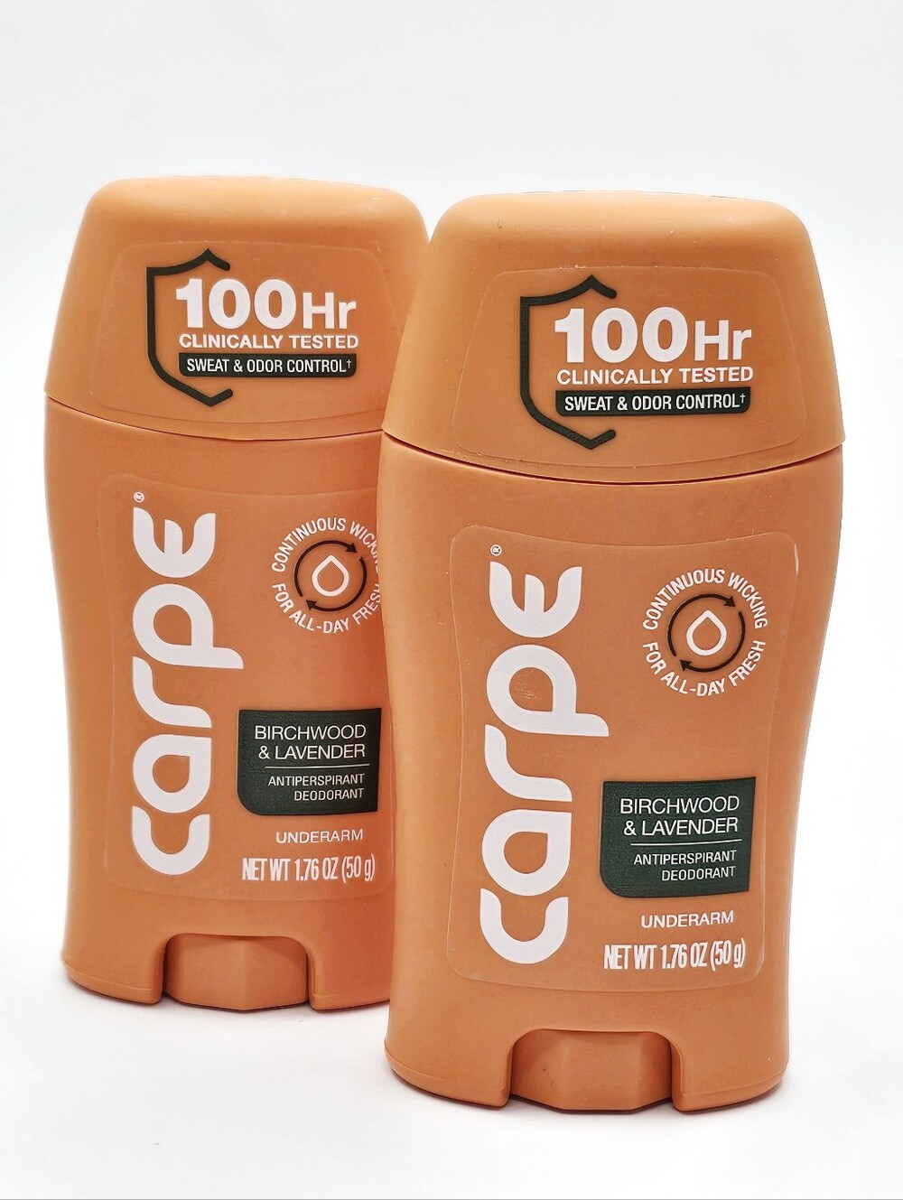 Carpe Birchwood & Lavender Antiperspirant Deodorant - Never Opened (SET OF 2)